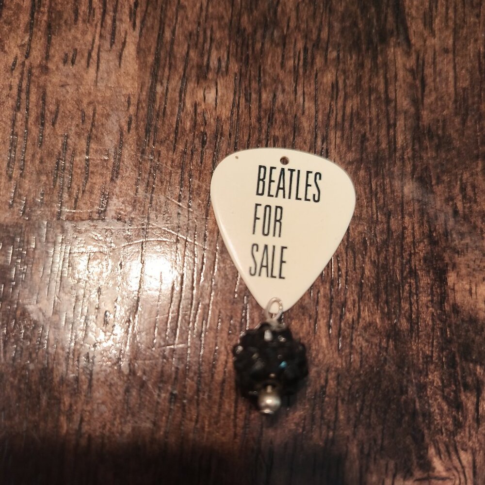 THE BEATLES FOR SALE GUITAR PICK NECKLACE